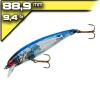 Long A14 Silver Flash Blue Back 8,89cm/10,6g wobbler